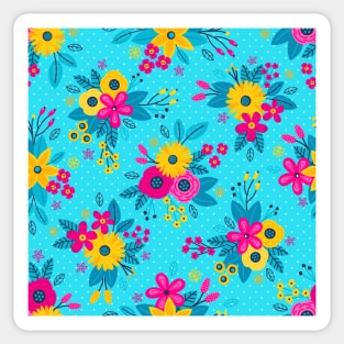 Summer Cottage Floral Sticker